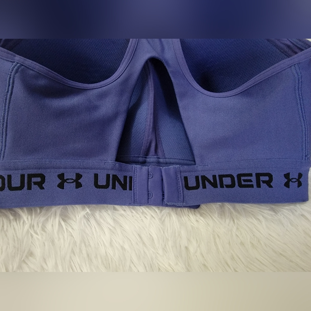 Under Armour Women's Active Blue Sports Bra Lightly Padded Daily Support 32DD - Picture 6 of 11